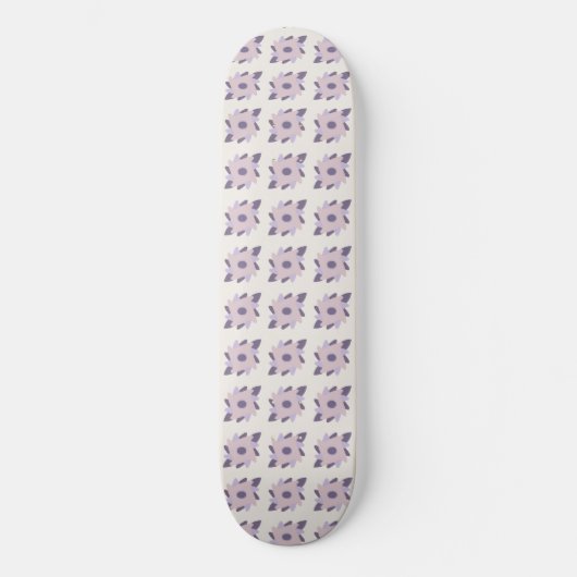 Lila Pastellfliese Skateboard (Vorderseite)