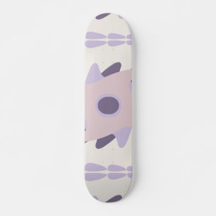 Lila Pastellfliese Skateboard