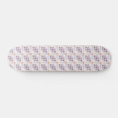 Lila Pastellfliese Skateboard (Horizontal)