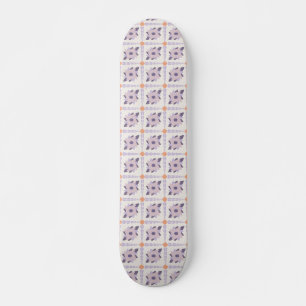 Lila Pastellfliese Skateboard