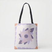 Lila Pastellfliese Tasche (Vorderseite)
