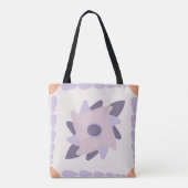 Lila Pastellfliese Tasche (Rückseite)