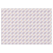 Lila Pastellfliese Tischdecke (Vorderseite (Horizontal))