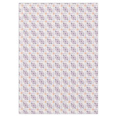 Lila Pastellfliese Tischdecke (Vorderseite)