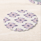 Lila Pastellfliese Untersetzer (angewinkelt)