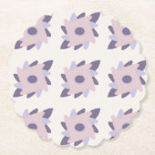 Lila Pastellfliese Untersetzer (Vorderseite)