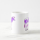 Lila Pastellkuh Kaffeetasse (Mittel)