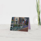 Lila Patch Arful Note Card Dankeskarte (Vorderseite)