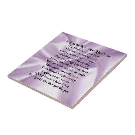 Lila Patin-Gedicht Fliese (Seite)