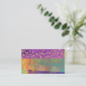 Lila Patina Glamour Visitenkarte (Stehend Vorderseite)