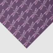 Lila Patina: Libelle Seidenpapier (Ausschnitt)