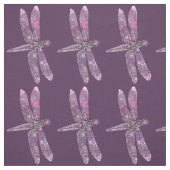 Lila Patina: Libelle Stoff (Muster)