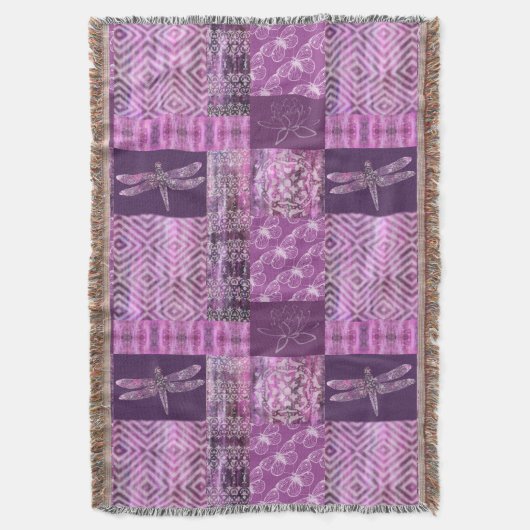 Lila Patina: Mosaik Decke (Vorderseite Vertikal)