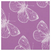 Lila Patina: Schmetterlinge Stoff (Nahaufnahme)