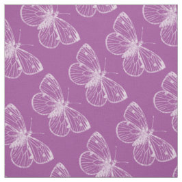 Lila Patina: Schmetterlinge Stoff