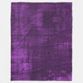 LILA PATTERIUM FLEECEDECKE (Vorderseite)