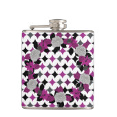 LILA PATTERN UND BLUME AUS SCHWARZWEISS FLACHMANN (Vorderseite)