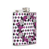 LILA PATTERN UND BLUME AUS SCHWARZWEISS FLACHMANN (Rechts)