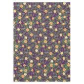 Lila Peach Wedding Floral Rose Tischdecke (Vorderseite)