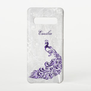 Lila Peacock Personalisiert Samsung Galaxy Case Samsung Galaxy S10 Hülle