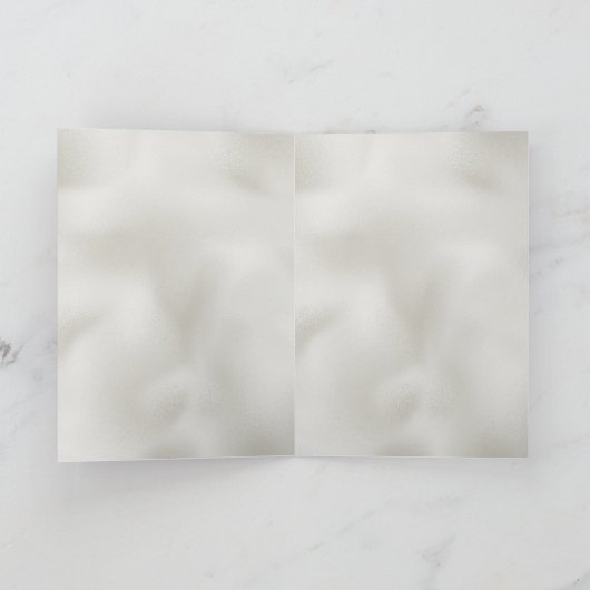 Lila Pearl Silver Sparkle Karte (Innenseite)