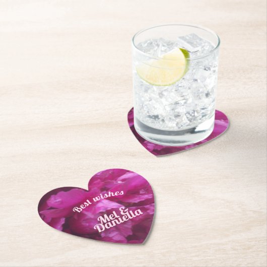 Lila Peelingparadies Untersetzer (Vor Ort)