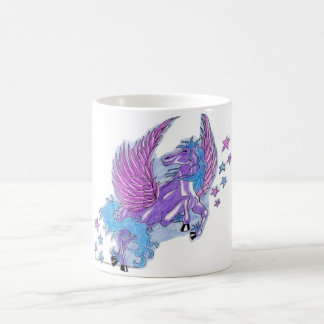 Lila Pegasus Fantasy-Tasse Kaffeetasse