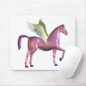Lila Pegasus Mousepad (Mit Mouse)