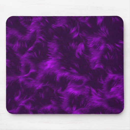 Lila Pelzmuster Mousepad (Vorne)