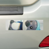 Lila Penguin I Autoaufkleber (Auf Auto)