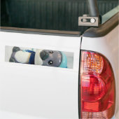 Lila Penguin I Autoaufkleber (Auf Lkw)