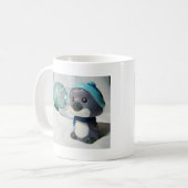 Lila Penguin I Kaffeetasse (Vorderseite Links)