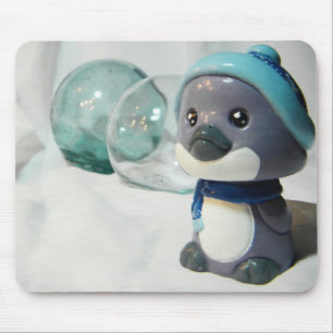 Lila Penguin I Mousepad