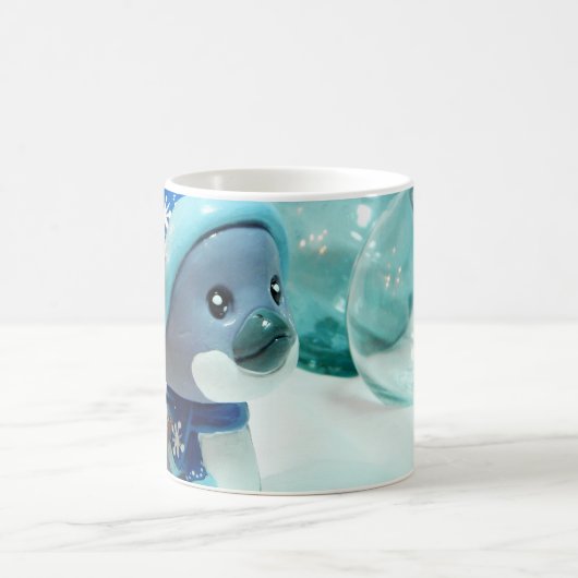 Lila Penguin III Kaffeetasse (Mittel)