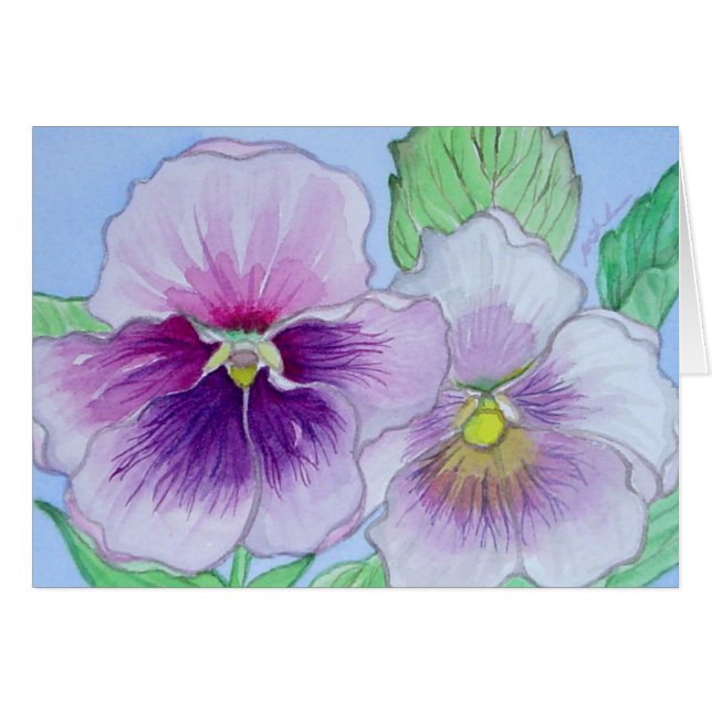 Lila Pensy (Vorderseite (Horizontal))