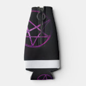 lila Pentagramm kann kühler werden Flaschenkühler (Rückseite)