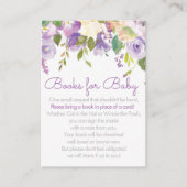 Lila Peonies-Bücher für die Einladung von Kindern (Vorderseite)