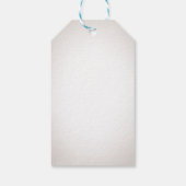 Lila Peonies Floral Baby Girl Dusche Vielen Dank Geschenkanhänger (Rückseite)