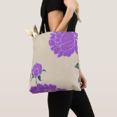 Lila Peonies Tasche (Von Nahem)
