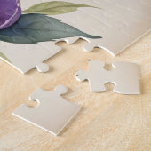 Lila Peonings auf Pergament Puzzle (Seite)