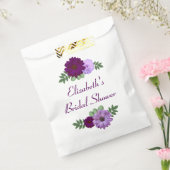 Lila Peony Floral Brautparty Geschenktütchen (Versiegelt)