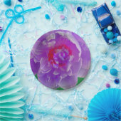 Lila Peony Plate Pappteller (Party)