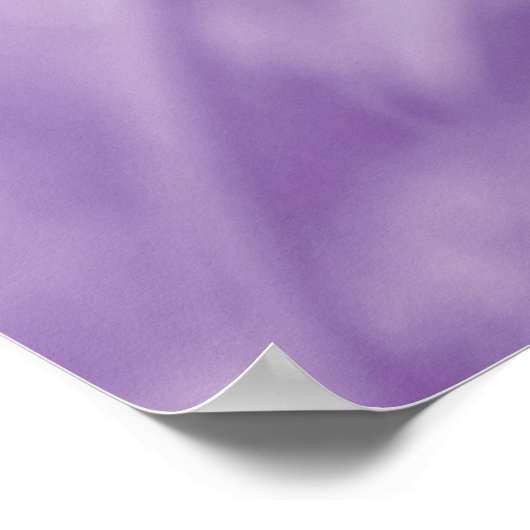 Lila Peony Poster (Ecke)