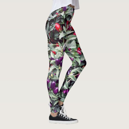 Lila Pepper-Leggings Leggings (Rechts)