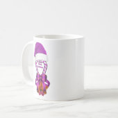 Lila Peppermint Candy Cane Kaffeetasse (Vorderseite Links)