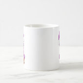 Lila Peppermint Candy Cane Kaffeetasse (Mittel)