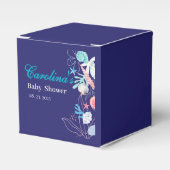 Lila Perle unter der Babydusche Geschenkschachtel (Vorderseite)