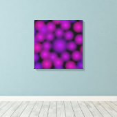 Lila Perlen aus der Ferne Leinwanddruck (Insitu (Holzboden))