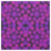 Lila Perlen aus der Ferne Stoff (Muster)