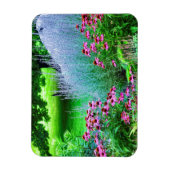 Lila Perovskia und Echinacea Magnet (Vertikal)